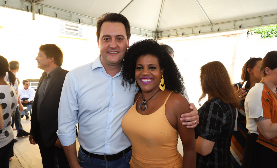 O governador Carlos Massa Ratinho Junior, acompanhou a apresentação das diretrizes de trabalho da nova gestão para a Educação, em encontro com o secretário Renato Feder e funcionários da Secretaria de Educação e do Esporte.Curitiba, 17-01-19.Foto: Foto: Rodrigo Félix Leal