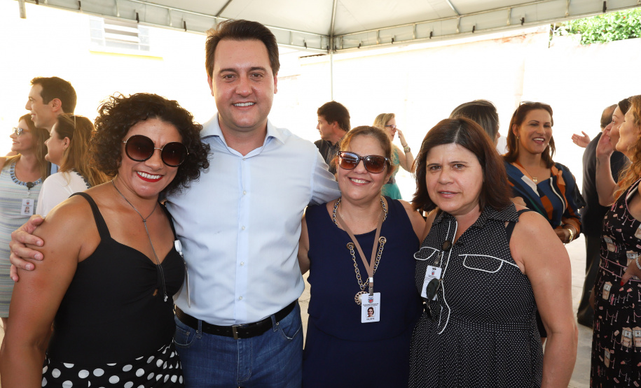 O governador Carlos Massa Ratinho Junior, acompanhou a apresentação das diretrizes de trabalho da nova gestão para a Educação, em encontro com o secretário Renato Feder e funcionários da Secretaria de Educação e do Esporte.Curitiba, 17-01-19.Foto: Foto: Rodrigo Félix Leal