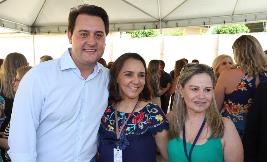 O governador Carlos Massa Ratinho Junior, acompanhou a apresentação das diretrizes de trabalho da nova gestão para a Educação, em encontro com o secretário Renato Feder e funcionários da Secretaria de Educação e do Esporte.Curitiba, 17-01-19.Foto: Foto: Rodrigo Félix Leal