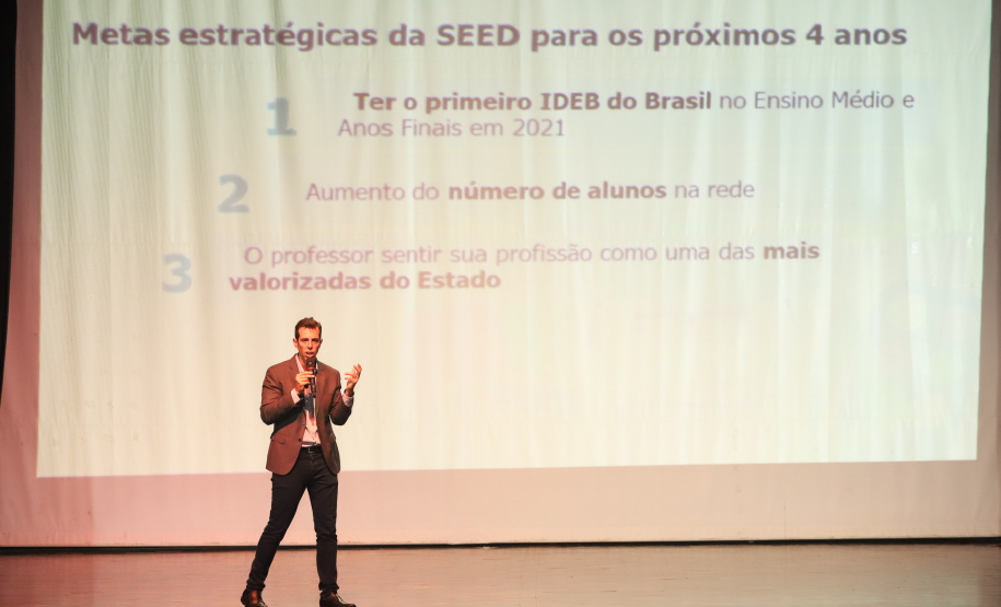 Governador Carlos Massa Ratinho Junior participa do Seminário Aprendizagem em Foco  2019