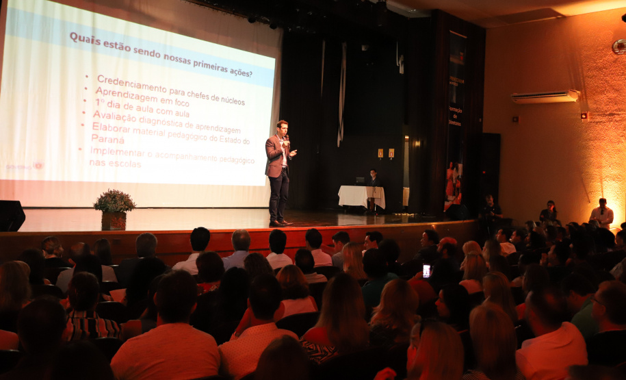 Governador Carlos Massa Ratinho Junior participa do Seminário Aprendizagem em Foco ? 2019