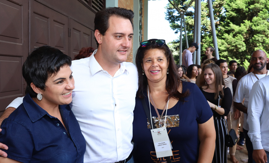 Governador Carlos Massa Ratinho Junior participa do Seminário Aprendizagem em Foco ? 2019. O evento é organizado pela Secretaria de Estado da Educação e direcionado aos diretores das 2,1 mil escolas estaduais, chefes dos Núcleos Regionais de Educação e coordenadores pedagógicos das regionais. O seminário acontece no Centro de Capacitação de Faxinal do Céu, no município de Pinhão (Centro-Sul).  -  Faxinal do Céu, Pinhão, 22/01/2019  -  Foto: Rodrigo Félix Leal