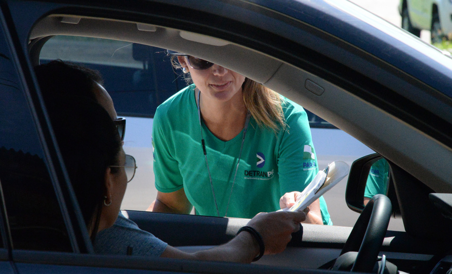 O Departamento de Trânsito do Paraná (Detran-PR) iniciou sua participação na Operação Verão com diversas atividades educativas nas tendas, blitzes instrutivas e a campanha “Se Liga no Trânsito”. Foto: Pamella Rosa/Detran