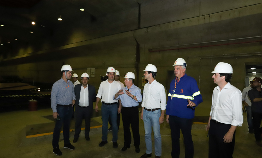Governador Carlos Massa Ratinho Junior, acompanhado do presidente da Copel, Daniel Pimentel, visita a Usina Governador Bento Munhoz da Rocha Netto (Foz do Areia), no município de Pinhão - Pinhão, 22/01/2019 - Foto: Rodrigo Félix Leal