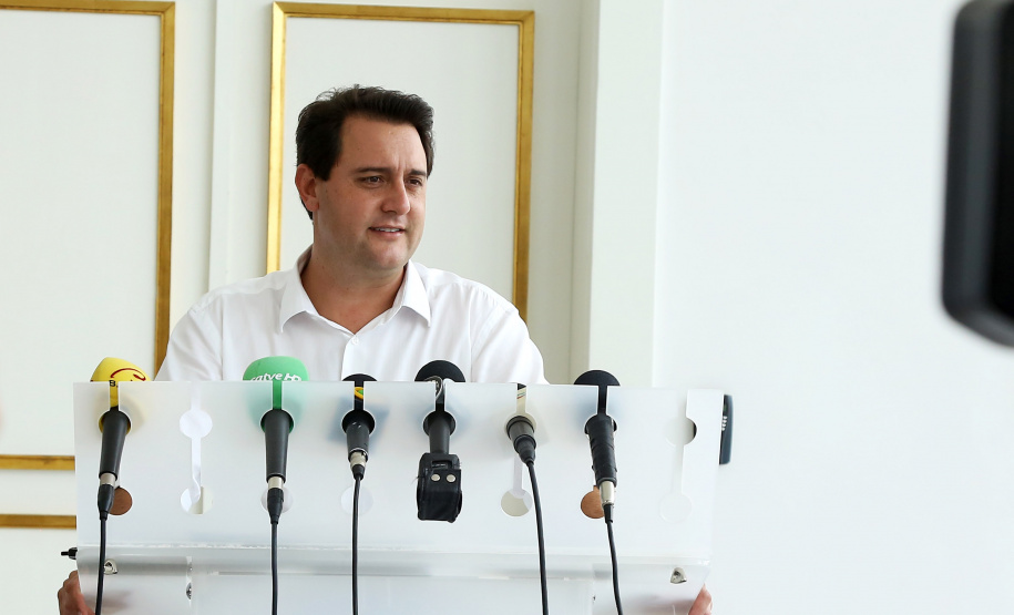 O governador Carlos Massa Ratinho Junior determinou a contratação de uma auditoria externa para avaliar as folhas de pagamento dos servidores ativos do Poder Executivo e inativos da Paranaprevidência (todos os Poderes). - Curitiba,22/01/2019 Foto:Jaelson Lucas / ANPr