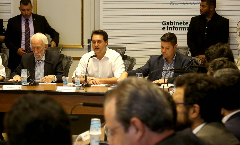 O governador Carlos Massa Ratinho Junior determinou a contratação de uma auditoria externa para avaliar as folhas de pagamento dos servidores ativos do Poder Executivo e inativos da Paranaprevidência (todos os Poderes). - Curitiba,22/01/2019 Foto:Jaelson Lucas / ANPr