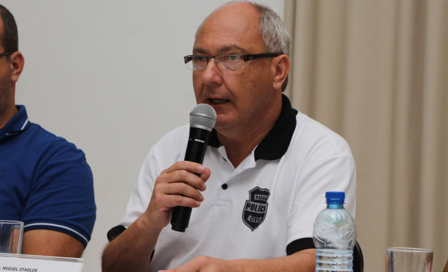 A temporada de verão no Paraná fechou os primeiros 30 dias e os serviços do Governo do Estado foram marcantes ao proporcionarem mais segurança, alternativas de lazer e serviços gratuitos ao veranista. Na foto, o Coordenador operacional da Operação Verão Paraná 2018/2019 pela Polícia Civil, delegado Miguel Stadler. - Litoral do Paraná, Operação Verão, 22/01/2019 - Foto: Divulgação PMPR