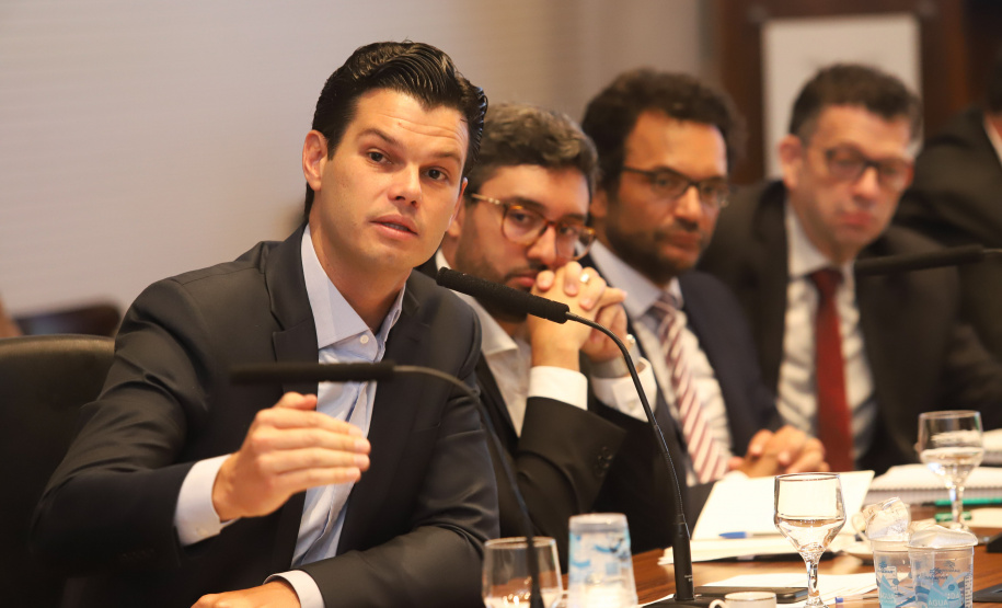 Governador Carlos Massa Ratinho Junior durante reunião com a equipe de governo. Curitiba,29/01/2019 - Foto: Rodrigo Felix Leal/ANPr