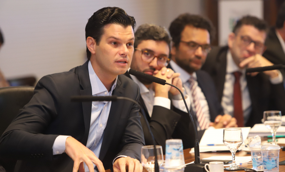 Governador Carlos Massa Ratinho Junior durante reunião com a equipe de governo. Curitiba,29/01/2019 - Foto: Rodrigo Felix Leal/ANPr