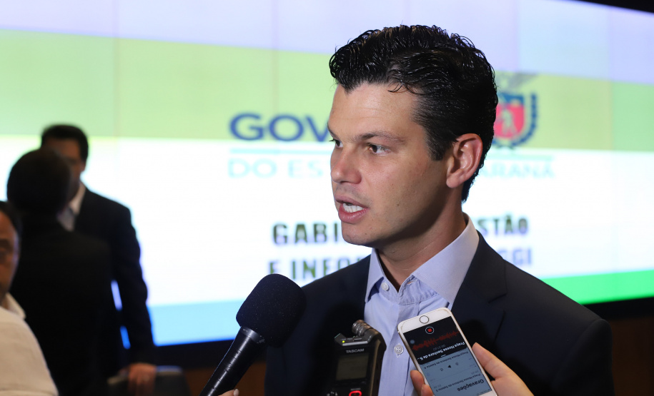 Governador Carlos Massa Ratinho Junior durante reunião com a equipe de governo. Curitiba,29/01/2019 - Foto: Rodrigo Felix Leal/ANPr