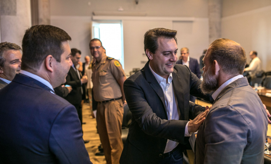 Governador Carlos Massa Ratinho Junior durante reunião com a equipe de governo. Curitiba,29/01/2019 - Foto: Maurílio Cheli/ANPr
