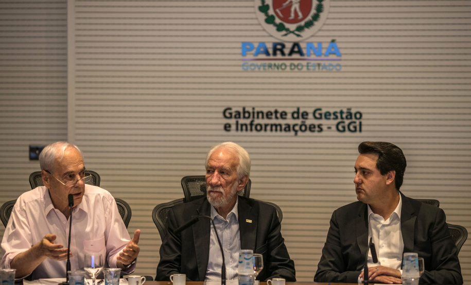 Governador Carlos Massa Ratinho Junior durante reunião com a equipe de governo. Curitiba,29/01/2019 - Foto: Maurílio Cheli/ANPr