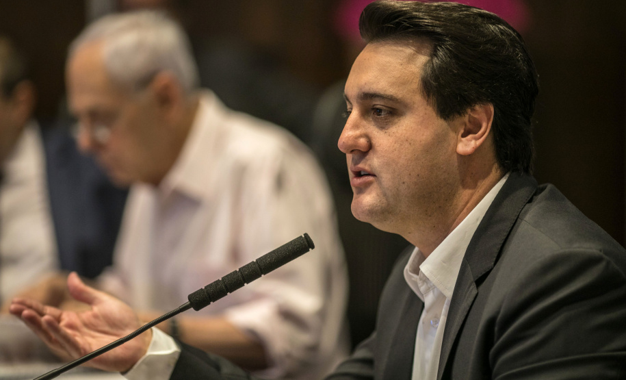 Governador Carlos Massa Ratinho Junior durante reunião com a equipe de governo. Curitiba,29/01/2019 - Foto: Maurílio Cheli/ANPr