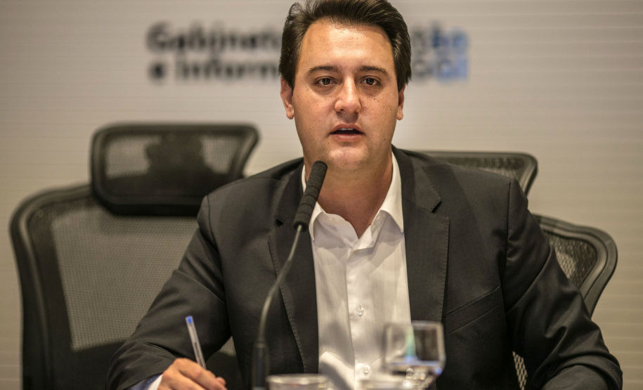Governador Carlos Massa Ratinho Junior durante reunião com a equipe de governo. Curitiba,29/01/2019 - Foto: Maurílio Cheli/ANPr