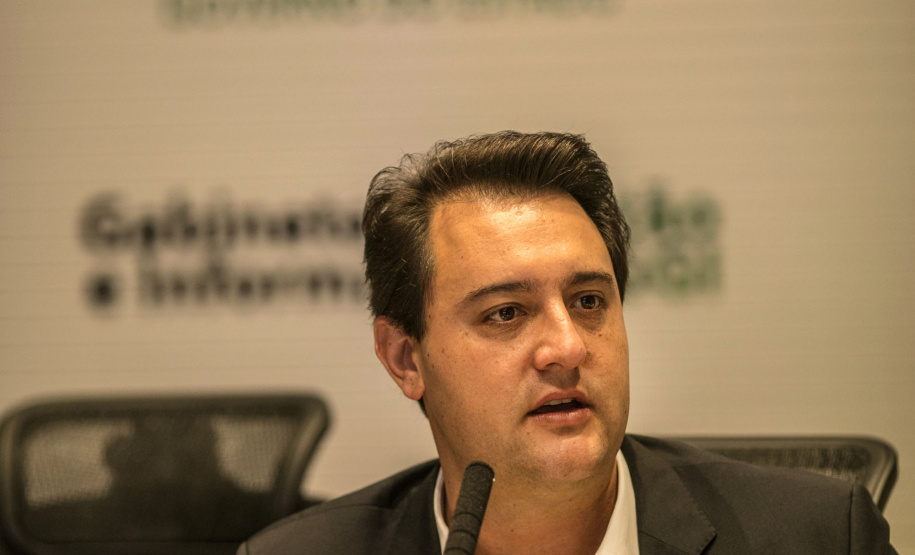 Governador Carlos Massa Ratinho Junior durante reunião com a equipe de governo. Curitiba,29/01/2019 - Foto: Maurílio Cheli/ANPr