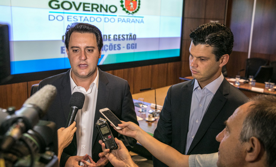 Governador Carlos Massa Ratinho Junior durante reunião com a equipe de governo. Curitiba,29/01/2019 - Foto: Maurílio Cheli/ANPr