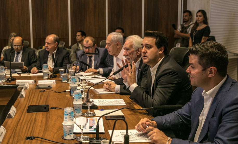 Governador Carlos Massa Ratinho Junior durante reunião com a equipe de governo. Curitiba,29/01/2019 - Foto: Maurílio Cheli/ANPr