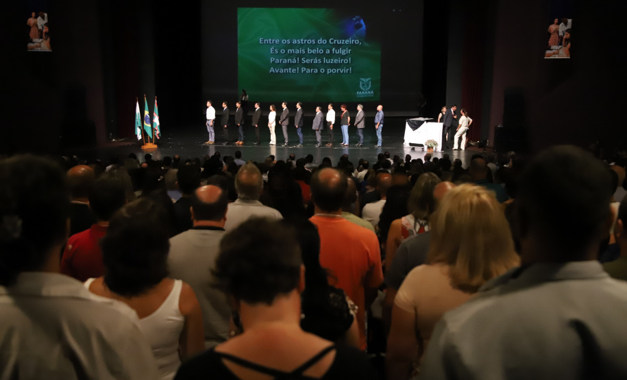 Governador Carlos Massa Ratinho Junior participa da abertura do Seminário Aprendizagem em Foco. Curitiba, 29/01/2019. Foto: José Fernando Ogura/ANPr