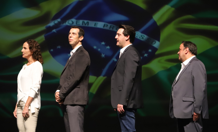 Governador Carlos Massa Ratinho Junior participa da abertura do Seminário Aprendizagem em Foco. Curitiba, 29/01/2019. Foto: José Fernando Ogura/ANPr