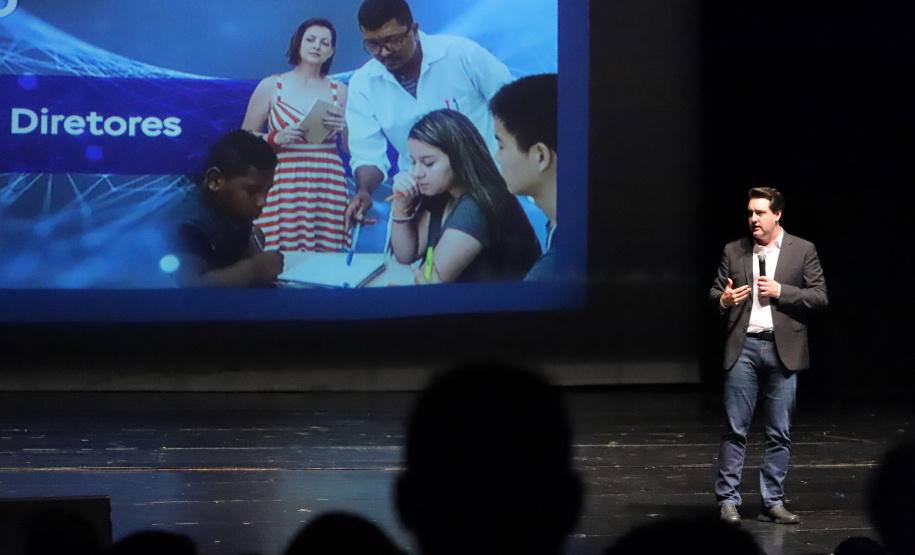 Governador Carlos Massa Ratinho Junior participa da abertura do Seminário Aprendizagem em Foco. Curitiba, 29/01/2019. Foto: José Fernando Ogura/ANPr