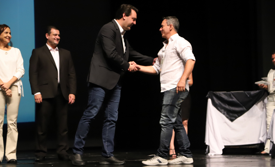 Governador Carlos Massa Ratinho Junior participa da abertura do Seminário Aprendizagem em Foco. Curitiba, 29/01/2019. Foto: José Fernando Ogura/ANPr