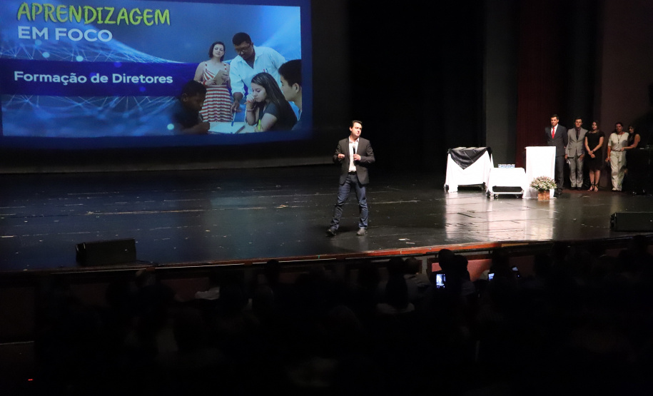 Governador Carlos Massa Ratinho Junior participa da abertura do Seminário Aprendizagem em Foco. Curitiba, 29/01/2019. Foto: José Fernando Ogura/ANPr