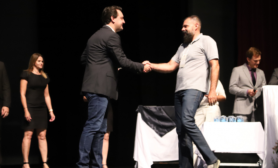 Governador Carlos Massa Ratinho Junior participa da abertura do Seminário Aprendizagem em Foco. Curitiba, 29/01/2019. Foto: José Fernando Ogura/ANPr