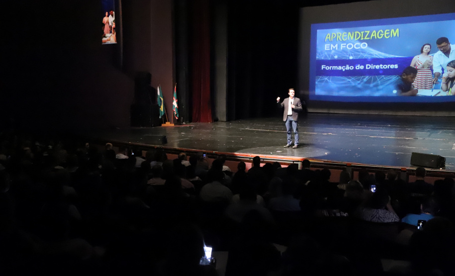 Governador Carlos Massa Ratinho Junior participa da abertura do Seminário Aprendizagem em Foco. Curitiba, 29/01/2019. Foto: José Fernando Ogura/ANPr