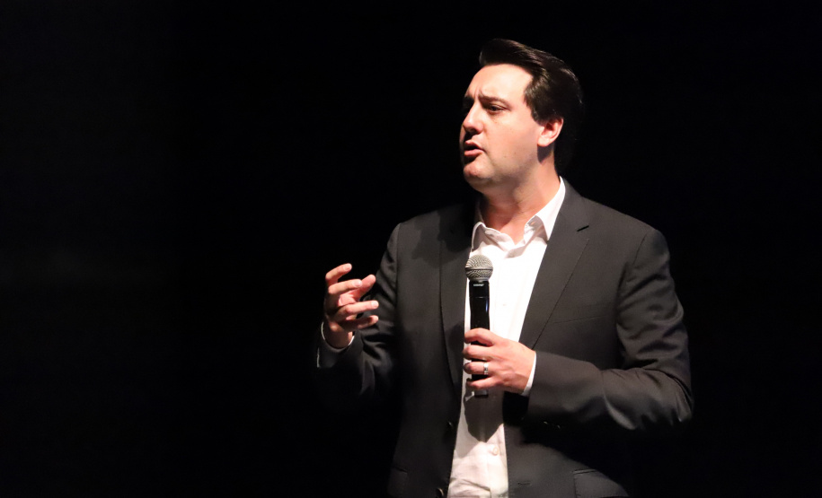 Governador Carlos Massa Ratinho Junior participa da abertura do Seminário Aprendizagem em Foco. Curitiba, 29/01/2019. Foto: José Fernando Ogura/ANPr