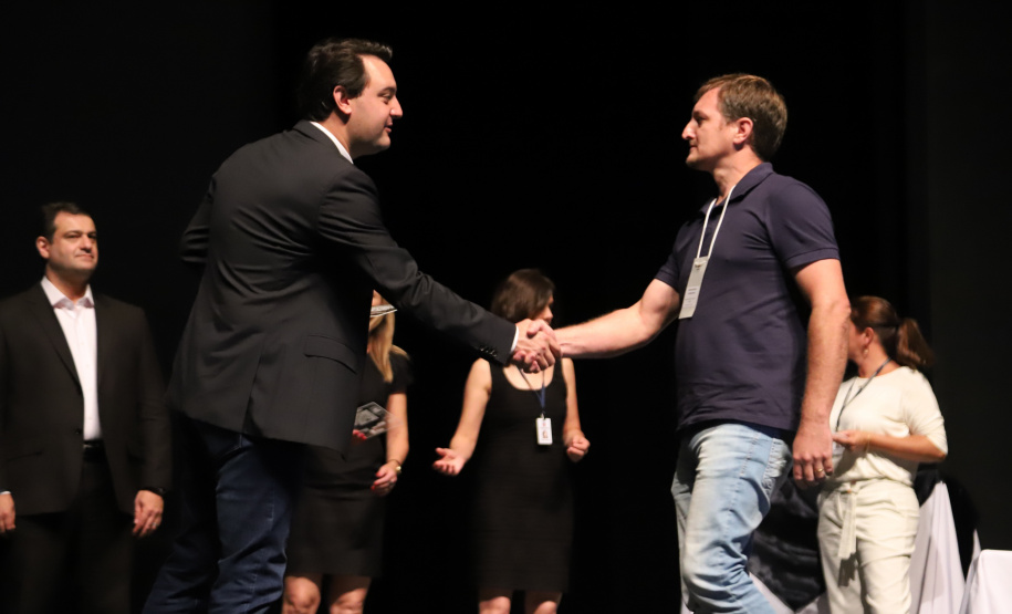 Governador Carlos Massa Ratinho Junior participa da abertura do Seminário Aprendizagem em Foco. Curitiba, 29/01/2019. Foto: José Fernando Ogura/ANPr