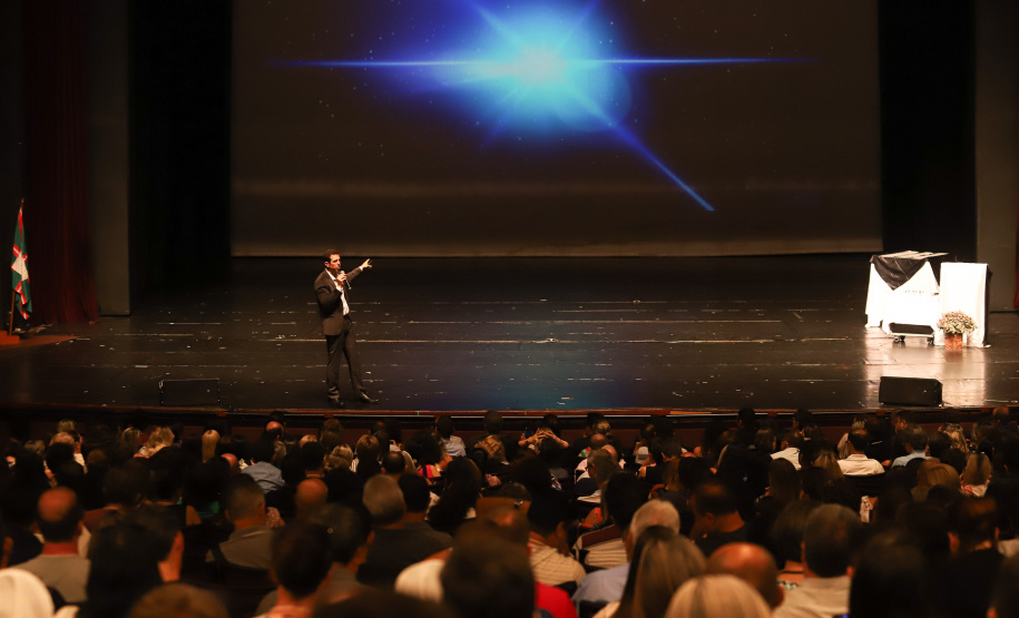 Governador Carlos Massa Ratinho Junior participa da abertura do Seminário Aprendizagem em Foco. Curitiba, 29/01/2019. Foto:  Rodrigo Félix Leal/ANPr