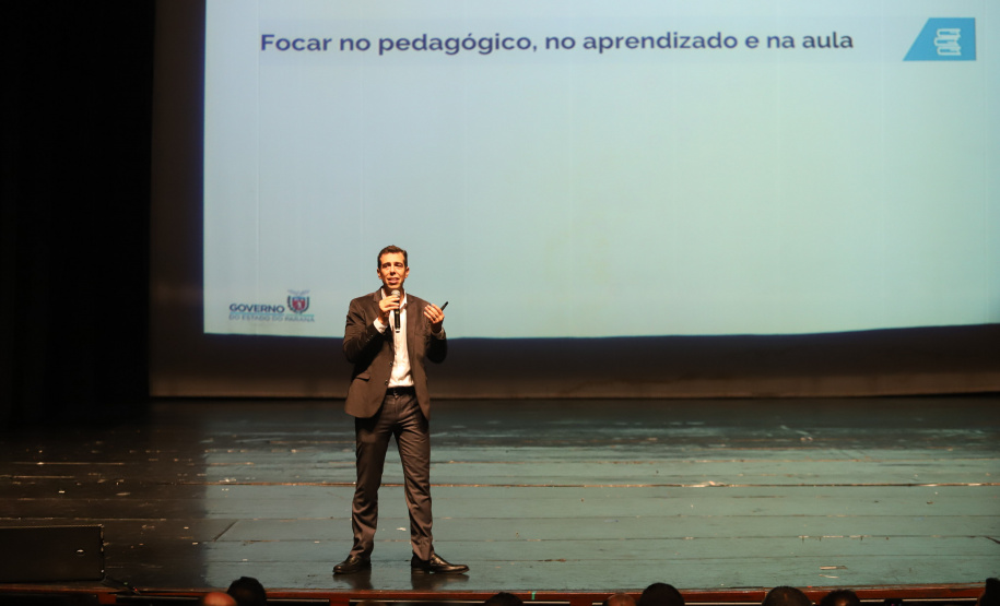 Governador Carlos Massa Ratinho Junior participa da abertura do Seminário Aprendizagem em Foco. Curitiba, 29/01/2019. Foto:  Rodrigo Félix Leal/ANPr