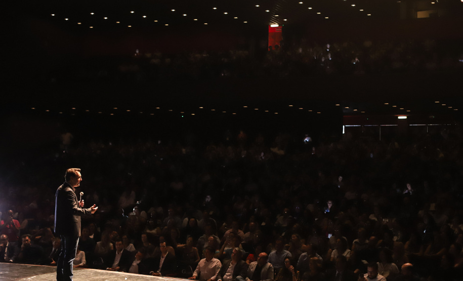 Governador Carlos Massa Ratinho Junior participa da abertura do Seminário Aprendizagem em Foco. Curitiba, 29/01/2019. Foto:  Rodrigo Félix Leal/ANPr