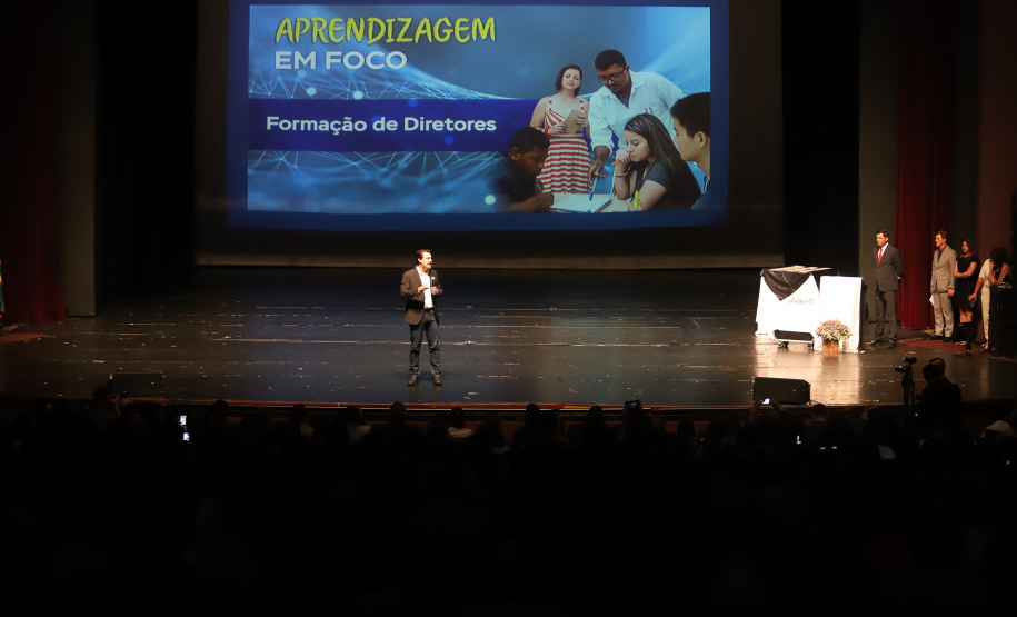 Governador Carlos Massa Ratinho Junior participa da abertura do Seminário Aprendizagem em Foco. Curitiba, 29/01/2019. Foto:  Rodrigo Félix Leal/ANPr