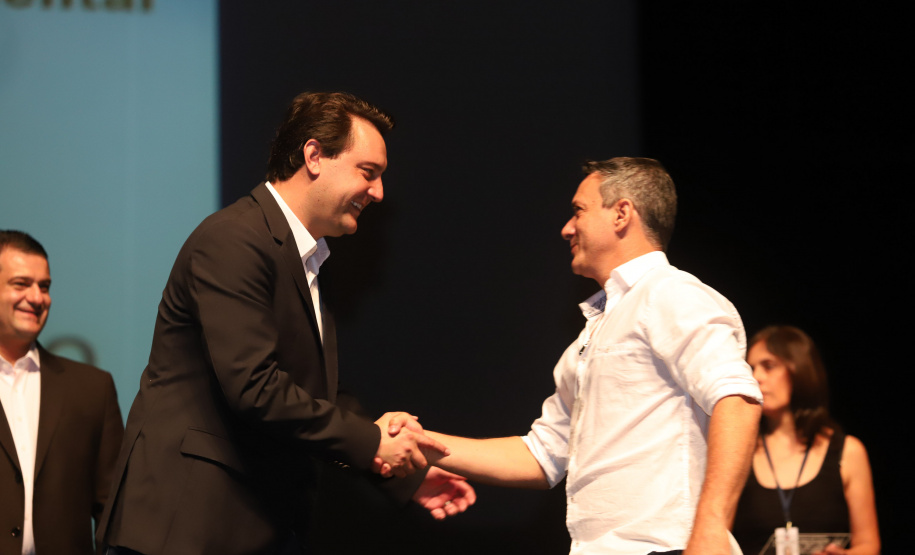 Governador Carlos Massa Ratinho Junior participa da abertura do Seminário Aprendizagem em Foco. Curitiba, 29/01/2019. Foto:  Rodrigo Félix Leal/ANPr