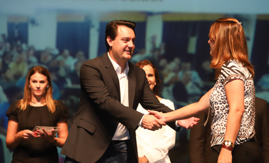Governador Carlos Massa Ratinho Junior participa da abertura do Seminário Aprendizagem em Foco. Curitiba, 29/01/2019. Foto:  Rodrigo Félix Leal/ANPr