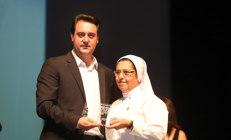 Governador Carlos Massa Ratinho Junior participa da abertura do Seminário Aprendizagem em Foco. Curitiba, 29/01/2019. Foto:  Rodrigo Félix Leal/ANPr