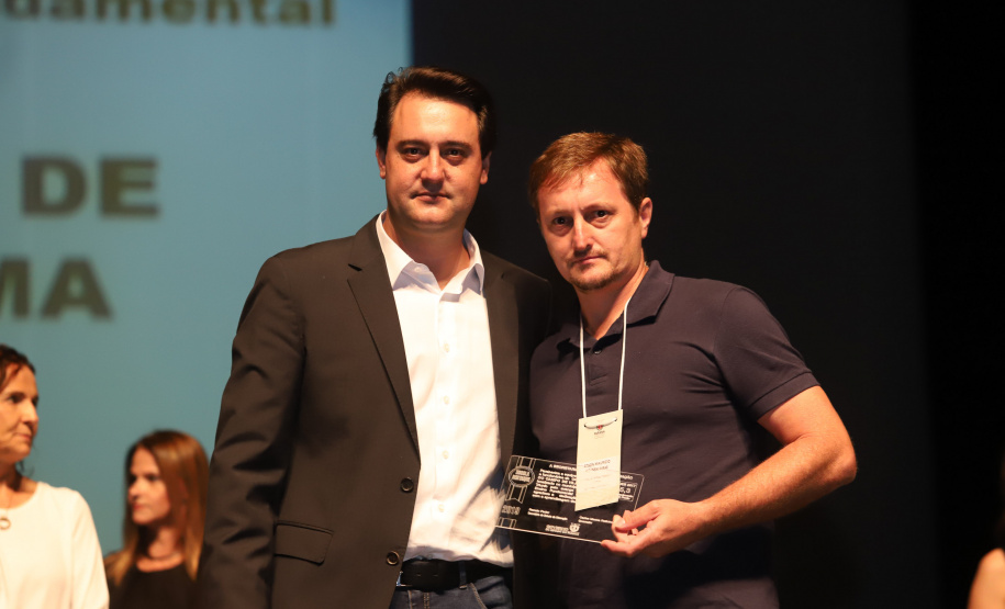 Governador Carlos Massa Ratinho Junior participa da abertura do Seminário Aprendizagem em Foco. Curitiba, 29/01/2019. Foto:  Rodrigo Félix Leal/ANPr