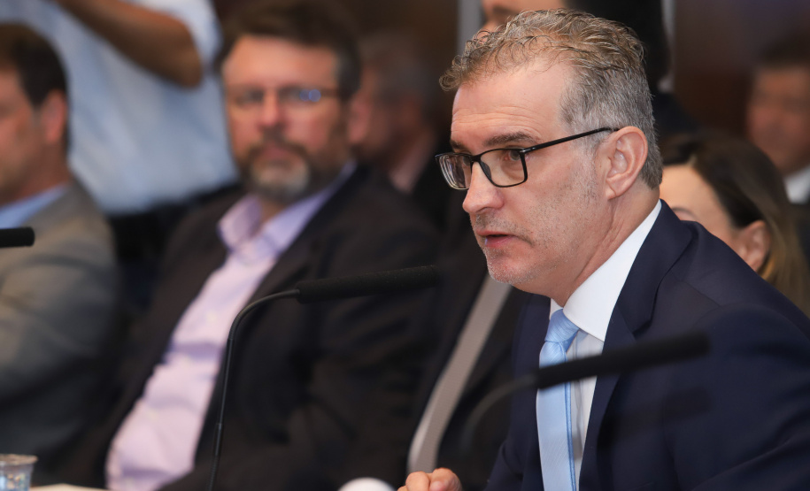 O secretário de Estado da Comunicação e da Cultura, Hudson José, explicou que a pasta vai usar sua estrutura para fomentar o desenvolvimento econômico do Paraná e promover o Estado, e o setor turístico faz parte dessa estratégia. Curitiba,29/01/2019 - Foto: Rodrigo Felix Leal/ANPr