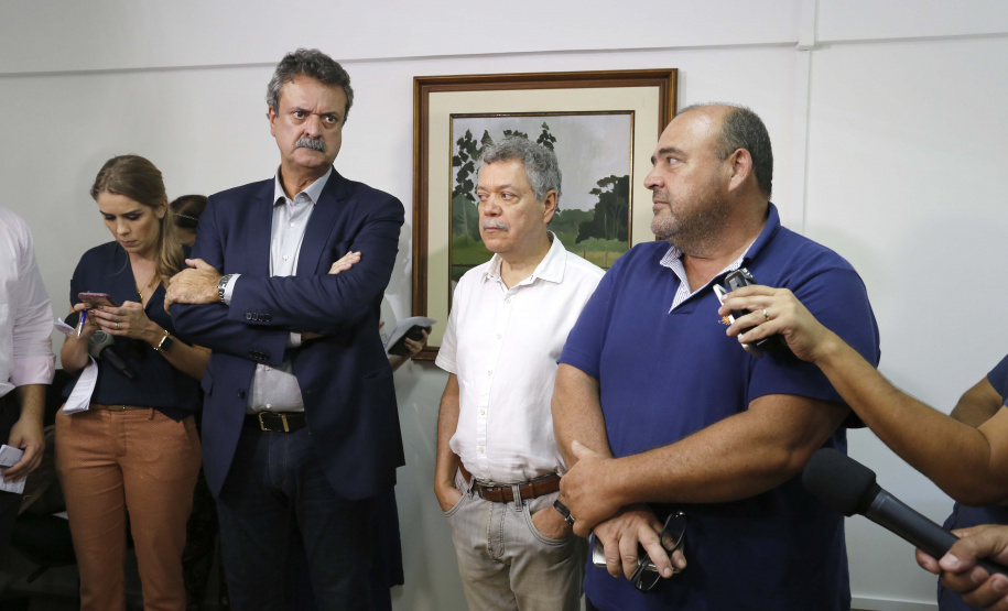 O professor de Engenharia Ambiental da UFPr, Eduardo Gobbi, falou sobre situação das barragens do Paraná.Curitiba, 29-01-19.Foto: Arnaldo Alves / ANPr.