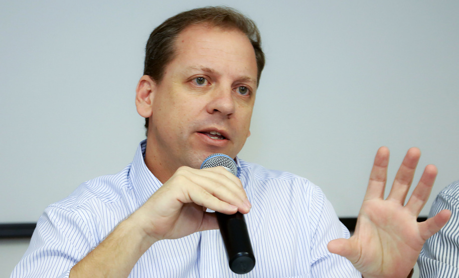 Coletiva de imprensa sobre o enfrentamento da febre amarela no Paraná. Na foto, Nestor Werner, diretor geral da Secretaria da Saúde. - Curitiba, 30/01/2019 - Foto: Jaelson Lucas/ANPr