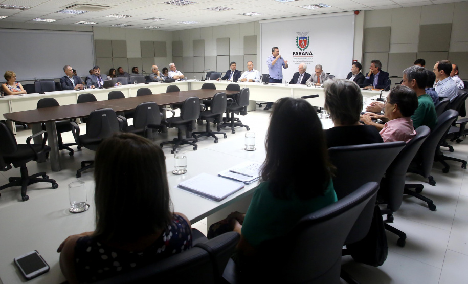 Reunião para definir as estratégias do Turismo no Paraná.  -  Curitiba, 30/01/2019  -  Foto: Jaelson Lucas/ANPr
