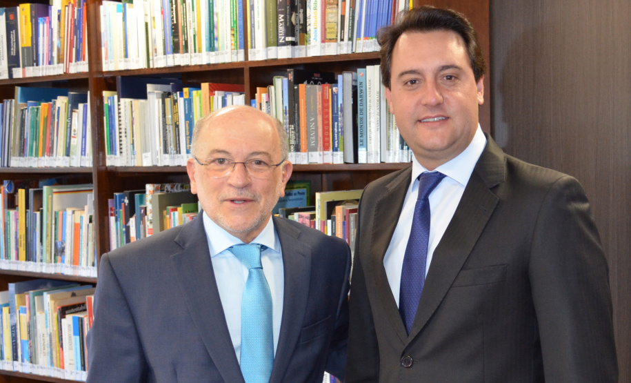 O governador Carlos Massa Ratinho Junior cumpriu nesta quarta-feira (30) em Brasília agenda com ministros de Estado, autoridades do Poder Judiciário e órgãos de fiscalização. - Brasília, 30/01/2019 - Foto: Divulgação ANPr