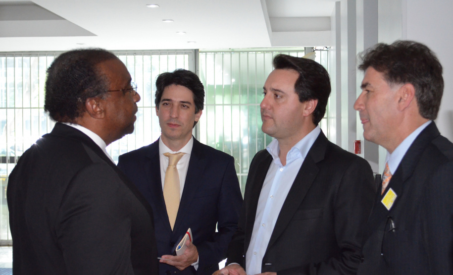 O governador Carlos Massa Ratinho Junior cumpriu nesta quarta-feira (30) em Brasília agenda com ministros de Estado, autoridades do Poder Judiciário e órgãos de fiscalização. - Brasília, 30/01/2019 - Foto: Divulgação ANPr