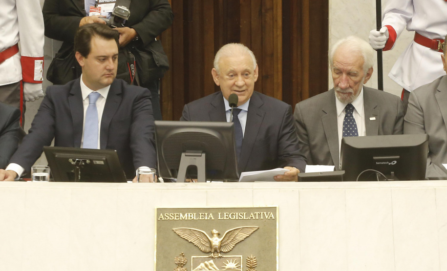 Governador Carlos Massa Ratinho Junior participa, na Assembleia Legislativa do Estado Paraná da abertura dos trabalhos legislativos de 2019.  -  Curitiba, 01/02/2019  -  Foto: Arnaldo Alves/ANPr