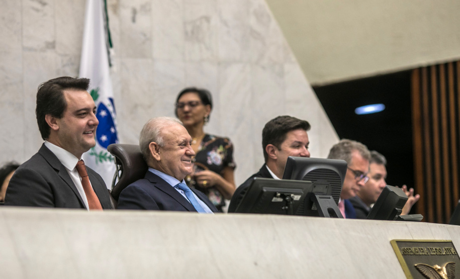 Governador Carlos Massa Ratinho Junior, apresenta Programa de Governo para Deputados na Assembleia Legislativa. Curitiba, 04/02/2019. Foto: Maurilio Cheli/ANPr