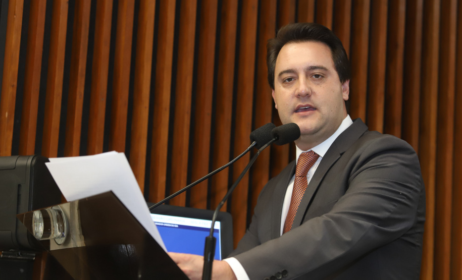 Governador Carlos Massa Ratinho Junior, apresenta Programa de Governo para Deputados na Assembleia Legislativa. Curitiba, 04/02/2019. Foto: Rodrigo Félix Leal/ANPr