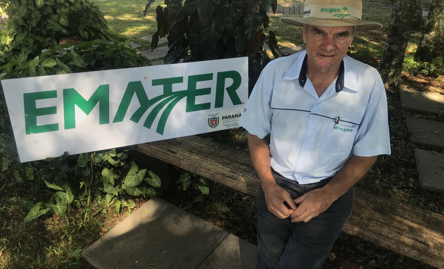 Emater leva ações de economia e sustentabilidade ao Show Rural.  Na foto,  o técnico Vicente Werner, que comanda a organização de toda a estrutura do Emater montada no evento.  -  Curitiba, 05/02/2019  -  Foto: Divulgação Emater