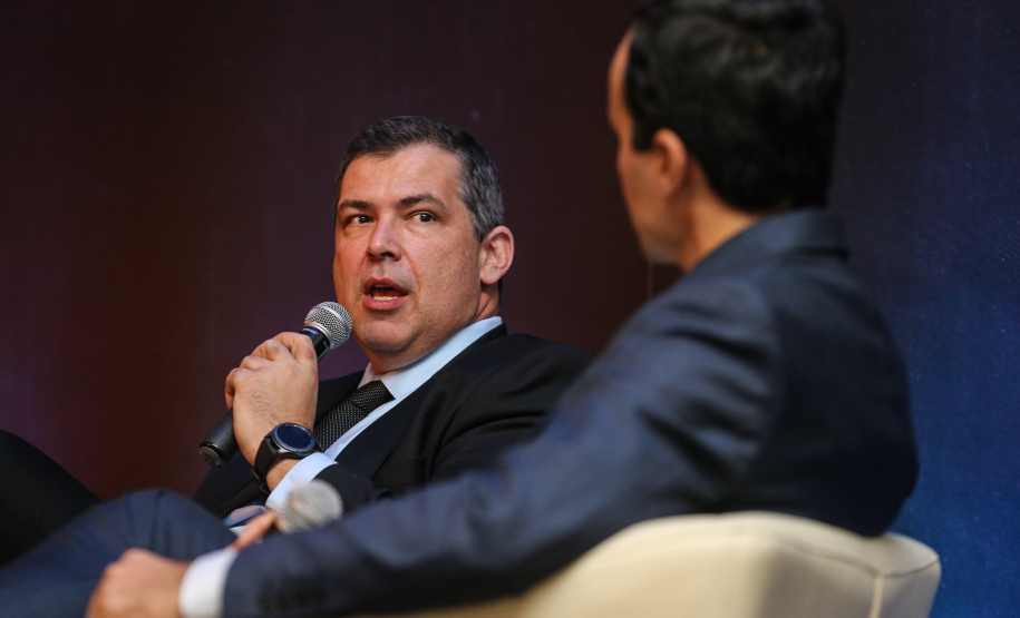 Allan Costa, presidente da Celepar durante o Paraná Day, evento realizado em Curitiba com a presença de mais de 100 investidores do País e do exterior. - Curitiba, 05/02/2019 -Foto: Geraldo Bubniak/ANPr