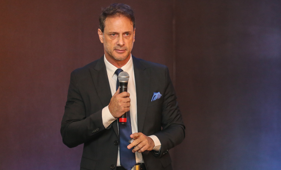 Cláudio Stábile, Presidente da SANEPAR durante Paraná Day, evento realizado em Curitiba com a presença de mais de 100 investidores do País e do exterior. - Curitiba, 05/02/2019 -Foto: Geraldo Bubniak/ANPr